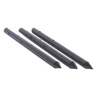 Acorn International NSR3430 Nail Stake, 3/4 in Dia, 30 in L, Round Point, Steel 10 Pack