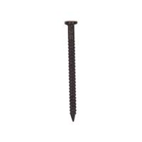 ProSource NTP-074-PS Panel Nail, 16D, 1 in L, Steel, Painted, Flat Head, Ring Shank, Black, 171 lb 5 Pack 
