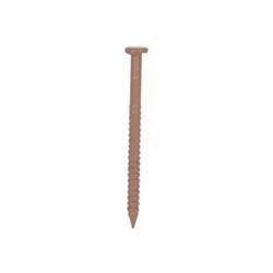 ProSource NTP-079-PS Panel Nail, 16D, 1 in L, Steel, Painted, Flat Head, Ring Shank, Oak, 171 lb, Pack of 5 