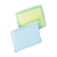 Birdwell 353-24 Scouring Sponge, 6-1/4 in L, 4 in W, 3/4 in Thick, Terry Cloth 