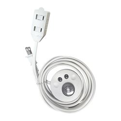 PowerZone ORFSL783609 Extension Cord, 16 AWG Cable, Polarized Plug, Polarized Receptacle, 9 ft L, 13 A, 125 V 
