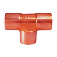 EPC 111 Series 32818 Pipe Tee, 1 in, Sweat, Copper 