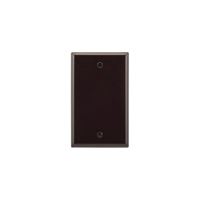 Eaton Cooper Wiring 2129 2129B-BOX Wallplate, 3-1/2 in L, 5-1/4 in W, 1/4 in Thick, 1 -Gang, Thermoset, Brown 25 Pack 