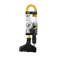 PowerZone ORAD50802 Extension Cord, 12 AWG Cable, 2 ft L, 15 A, 125 V, Yellow