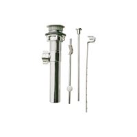 Plumb Pak PP820-70 Lavatory Pop-Up Assembly, 1-1/4 in Connection, Plastic, Chrome 