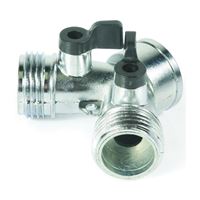 CAMCO 20113 Shut-Off Valve, Male x Male, Metal, Silver 