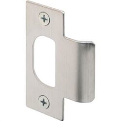 Defender Security E 2299 T-Strike Plate, 2-3/4 in L, 1-1/8 in W, Stainless Steel 