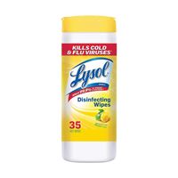 Lysol 1920081145 Disinfecting Wipes Can, Lemon Lime Blossom, Clear 