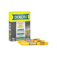 DIXON TICONDEROGA 49300 Lumber Crayon, Purple, 1/2 in Dia, 4-1/2 in L 12 Pack 