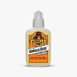 Gorilla 5201205 Glue, Clear Yellow, 2 oz Bottle 