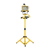PowerZone ORHLT5006 Work Light, 1-Lamp, Halogen Lamp, 8000 Lumens, Yellow 