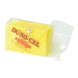 Duro-Cel 03320 Sponge, 5 in L, 3 in W, 1/2 in Thick, Cellulose, Yellow 24 Pack 