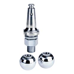 REESE TOWPOWER 74307 Hitch Ball, 1-7/8 in Dia Ball, 3/4 in Dia Shank, 5000 lb Gross Towing, Steel 