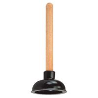 ProSource 8317-B Plunger, 10-5/8 In OAL, 4 in Cup, Short Handle