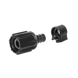 Flair-It PEXLOCK 30873 Swivel Pipe Adapter, 1/2 in, BSPT, Polysulfone, Black, 100 psi Pressure 