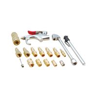 Vulcan CC910 Air Tool Accessory Kit, Brass/Steel, Brass/Chrome, Brass/Chrome 