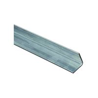 Stanley Hardware 4010BC Series N179-960 Solid Angle, 1-1/4 in L Leg, 48 in L, 0.12 in Thick, Galvanized Steel 