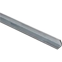 Stanley Hardware 4010BC Series N179-895 Solid Angle, 3/4 in L Leg, 36 in L, 0.12 in Thick, Galvanized Steel 