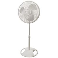 Lasko 2520 Oscillating Stand Fan, 120 V, 16 in Dia Blade, Plastic Housing Material, White 