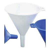 Arrow Plastic 12302 Funnel, 16 oz Capacity, Large Spout, Plastic 6 Pack 