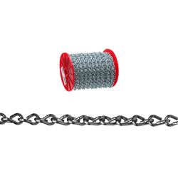 Campbell 072-1667N Jack Chain, #16, Steel, Brass, 11 lb Working Load 