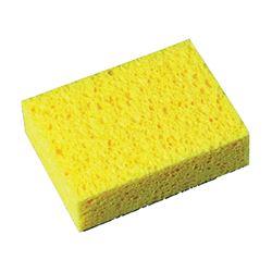 Scotch-Brite 7449-T Commercial Sponge, 6 in L, 4-1/4 in W, 1.6 in Thick, Cellulose, Yellow 