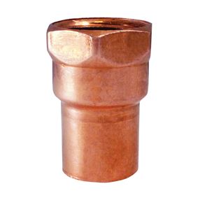EPC 103 Series 30130 Pipe Adapter, 1/2 in, Sweat x FNPT, Copper