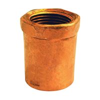 EPC 103R Series 30134 Reducing Pipe Adapter, 1/2 x 3/4 in, Sweat x FNPT, Copper 