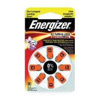 Energizer Battery Az13dp-8 #13 Hearingaid Batter 
