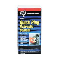 DAP Quick Plug 14086 Hydraulic and Anchoring Cement, Powder, Gray, 28 days Curing, 5 lb Box 