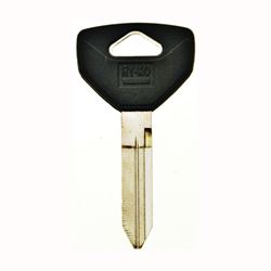 Hy-Ko 12005Y157 Key Blank, Brass, Nickel, For: Chrysler, Dodge, Eagle, Jeep, Plymouth Vehicles, Pack of 5 