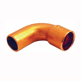 Elkhart Products 31396 Street Pipe Elbow, 3/8 in, Sweat x FTG, 90 deg Angle, Copper
