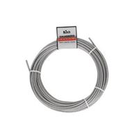 Koch A40124 Aircraft Cable, 1/8 in Dia, 50 ft L, 340 lb Working Load, Galvanized 