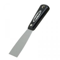 HYDE Black & Silver 02100 Putty Knife, 1-1/2 in W Blade, HCS Blade, Nylon Handle 