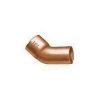 EPC 31194 Street Pipe Elbow, 1/2 in, Sweat x FTG, 45 deg Angle, Copper 
