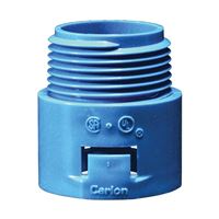 Carlon A243E-CAR Conduit Adapter, 3/4 in MPT, 1.54 in L, PVC, Blue 