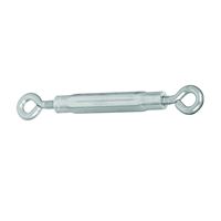 National Hardware 2170BC Series N221-739 Turnbuckle, 55 lb Working Load, #12-24 Thread, Eye, Eye, 6-1/2 in L Take-Up 10 Pack 