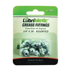 Lubrimatic 11-955 Grease Fitting Assortment, 1/4-28 