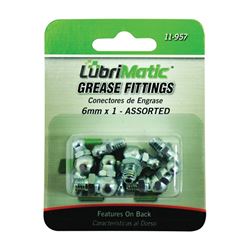 Lubrimatic 11-957 Grease Fitting Assortment, M6 x 1 