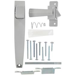 Wright Products V333 Pushbutton Latch, 3/4 to 1-1/4 in Thick Door, For: Out-Swinging Wood/Metal Screen, Storm Doors 