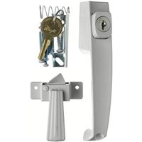 Wright Products VK333X3 Pushbutton Latch, 3/4 to 1-1/4 in Thick Door, For: Out-Swinging Wood/Metal Screen, Storm Doors 