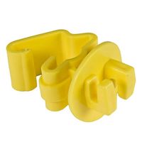 Zareba ITY-Z Standard Snug-Fitting Insulator, Aluminum/Polywire/Steel, Polyethylene, Yellow 