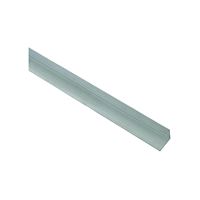 Stanley Hardware 4203BC Series N247-353 Angle Stock, 1-1/2 in L Leg, 48 in L, 1/16 in Thick, Aluminum, Mill 