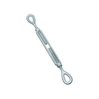 National Hardware 3270BC Series N177-394 Turnbuckle, 1040 lb Working Load, 3/8 in Thread, Eye, Eye, 6 in L Take-Up 