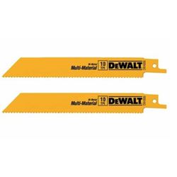 DeWALT DW4846B Reciprocating Saw Blade, 5/8 in W, 8 in L, 10/14 TPI 