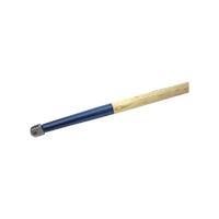 Marshalltown 10 Ash Handle with Steel Clevis, 1-1/2 in Dia, 72 in L, Wood, Clevis Bracket Attachment 