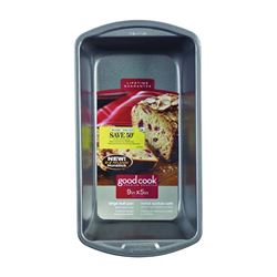 Goodcook 04026 Non-Stick Loaf Pan, 13 in L, 9.1 in W, 7.1 in H, Steel, Dishwasher Safe: Yes 