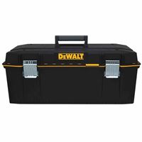 DeWALT DWST28001 Water Seal Tool Box, 100 lb, Resin, Black 