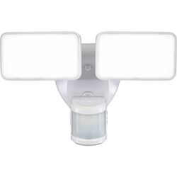 Heath Zenith HZ-5867-WH Motion Activated Security Light, 120 V, 2-Lamp, LED Lamp, 1600 Lumens 