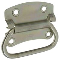 National Hardware V175 Series N117-002 Chest Handle, 4.23 in L, 3-1/2 in W, Steel, Zinc